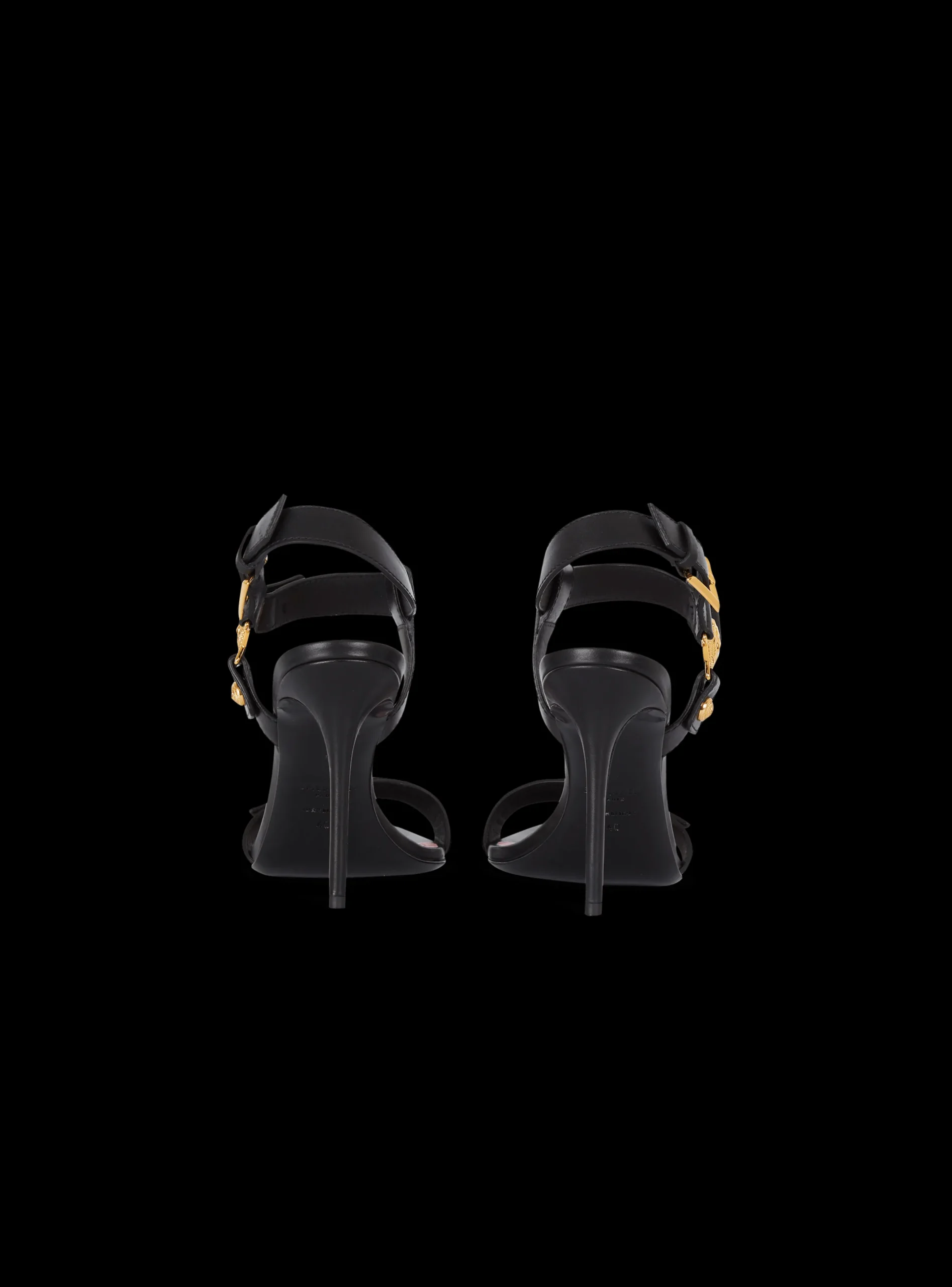 Heeled Eva Sandals In Calfskin-Balmain Best Sale