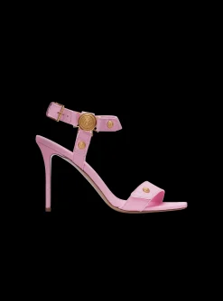 Heeled Eva Sandals In Calfskin-Balmain Sale