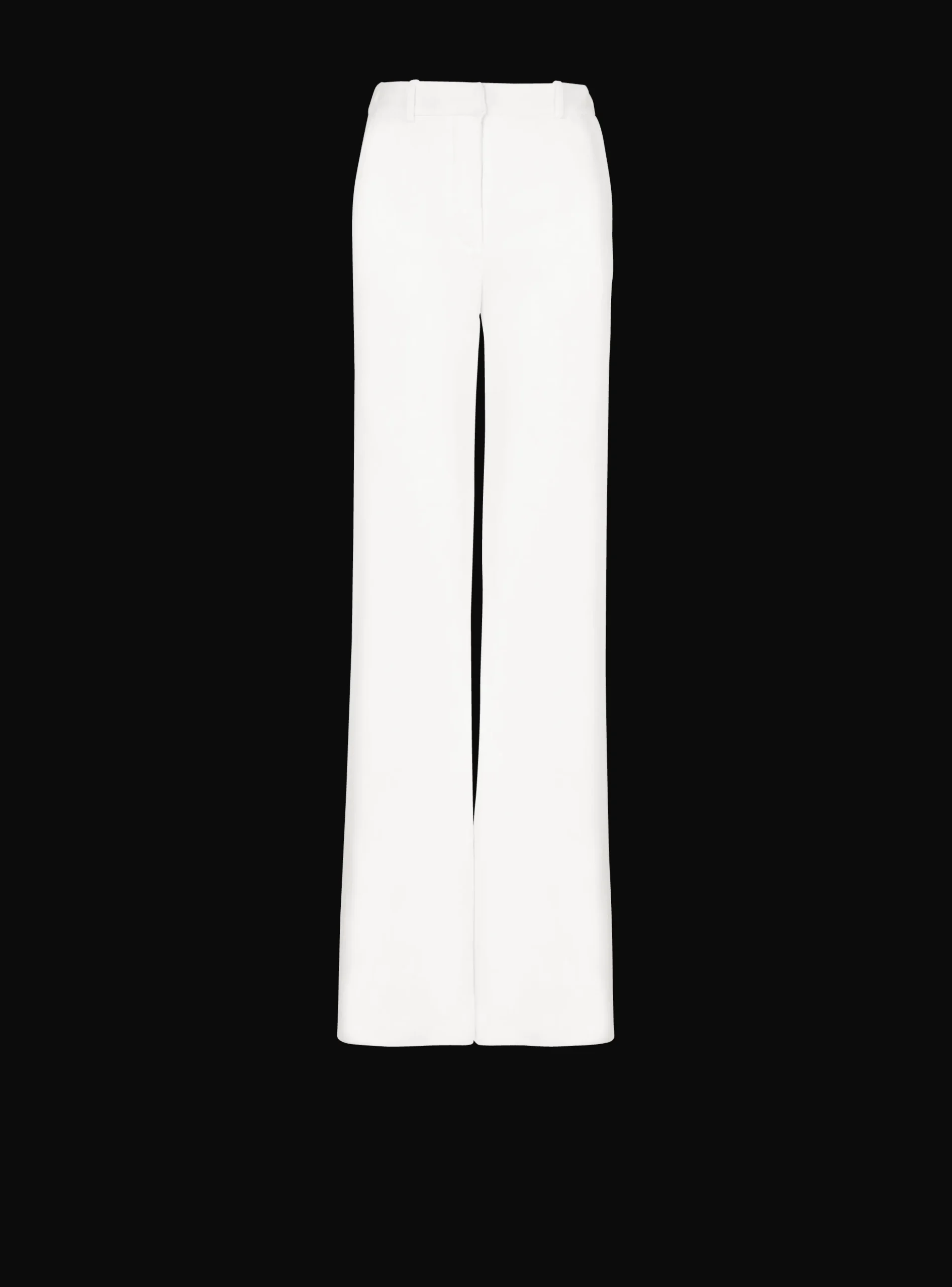 High-waisted Crepe Trousers-Balmain Shop