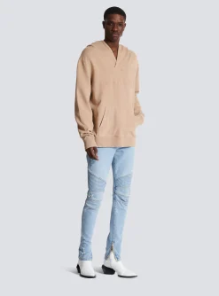 Hoodie With Vintage Embroidery-Balmain New