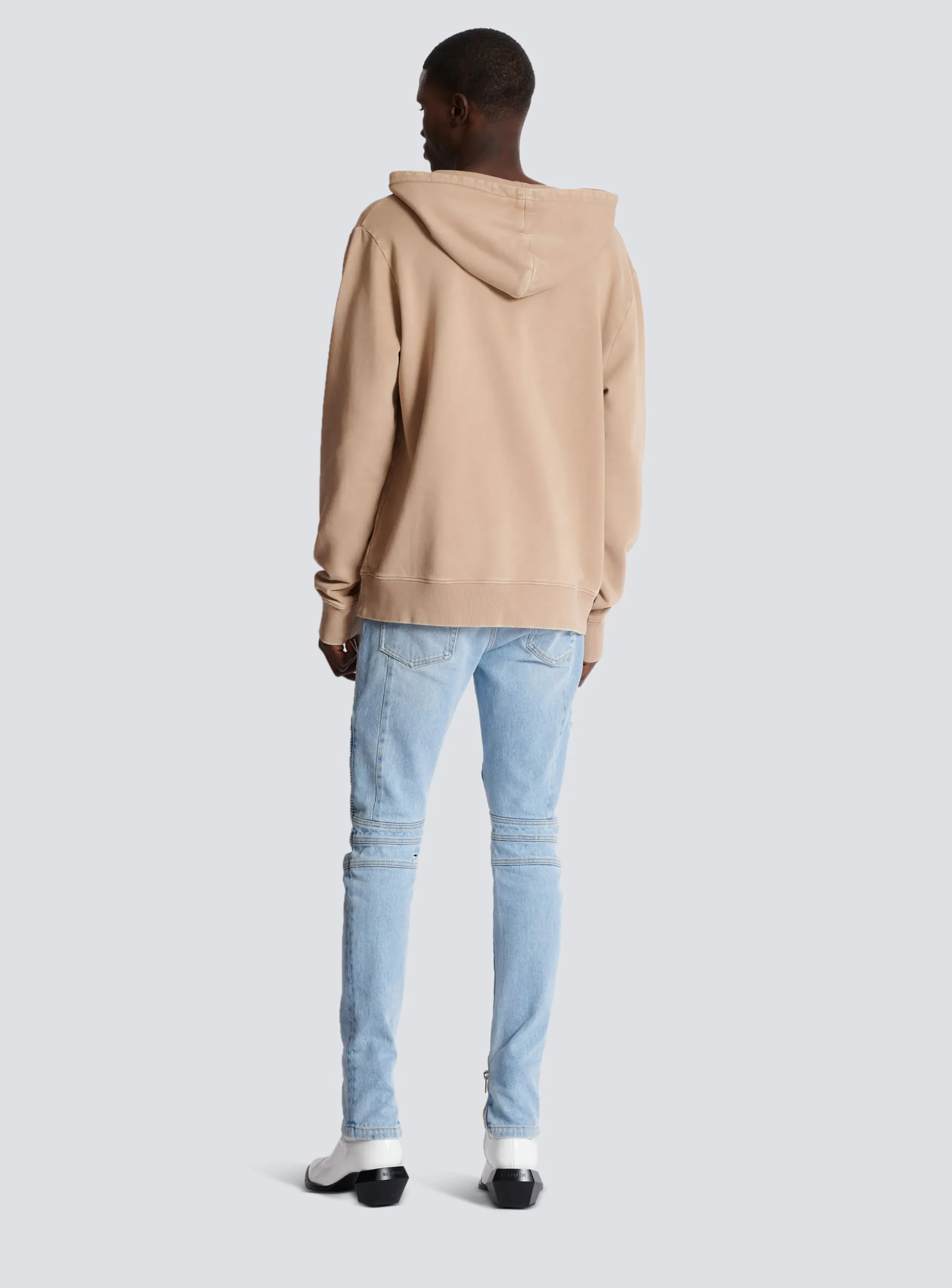 Hoodie With Vintage Embroidery-Balmain New