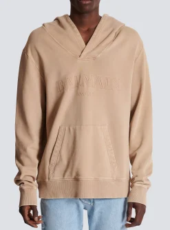 Hoodie With Vintage Embroidery-Balmain New