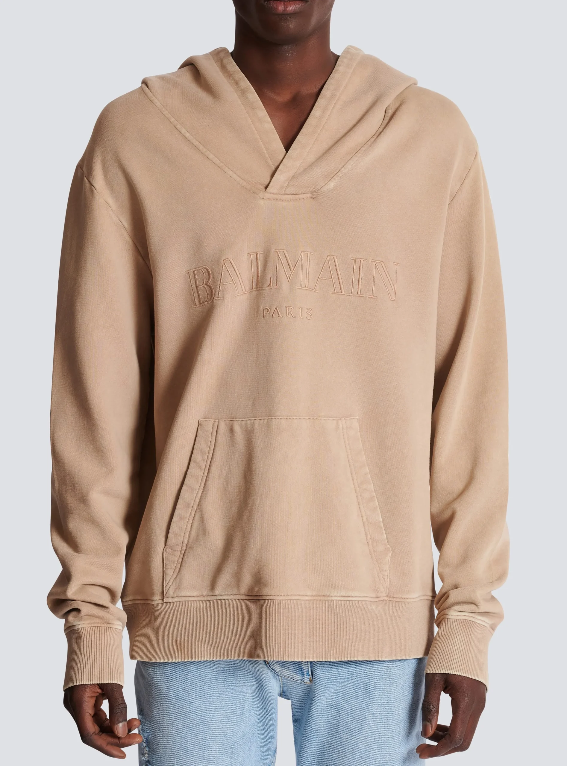 Hoodie With Vintage Embroidery-Balmain New