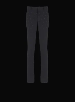 Jacquard Crepe Trousers With Stars-Balmain Online