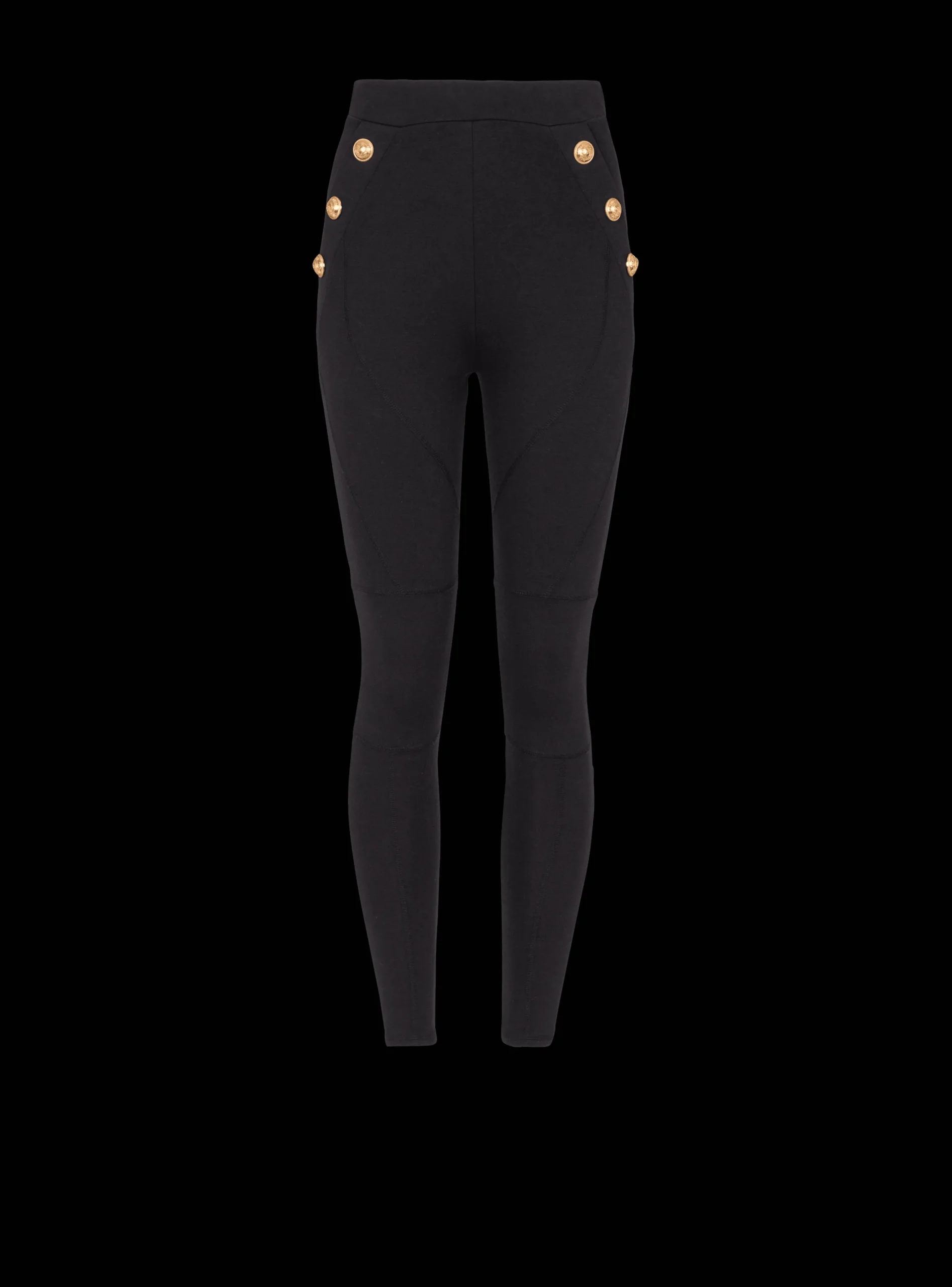 Jersey Leggings With 6 Buttons-Balmain New