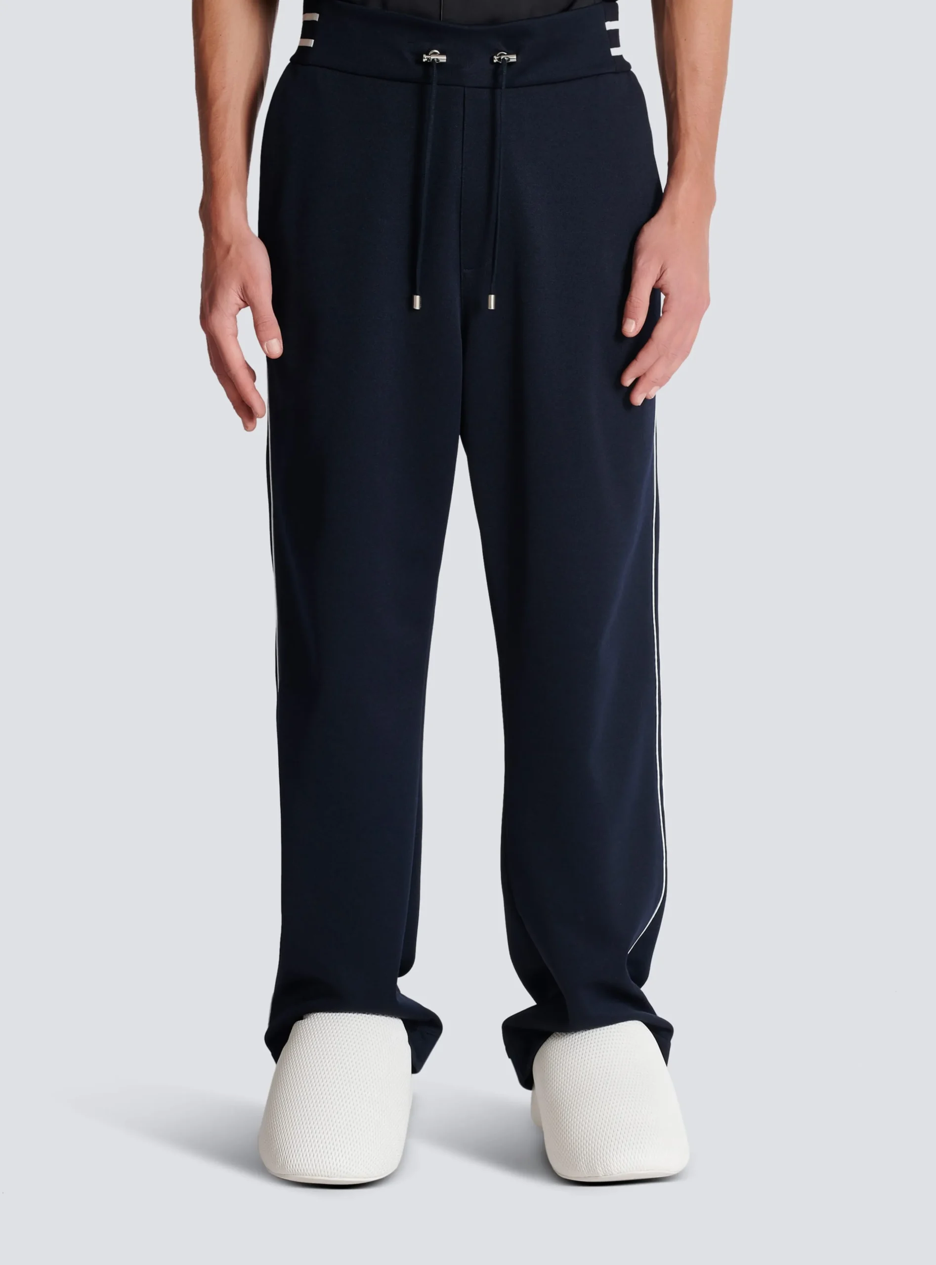 Joggers With PB Signature Badge-Balmain Cheap