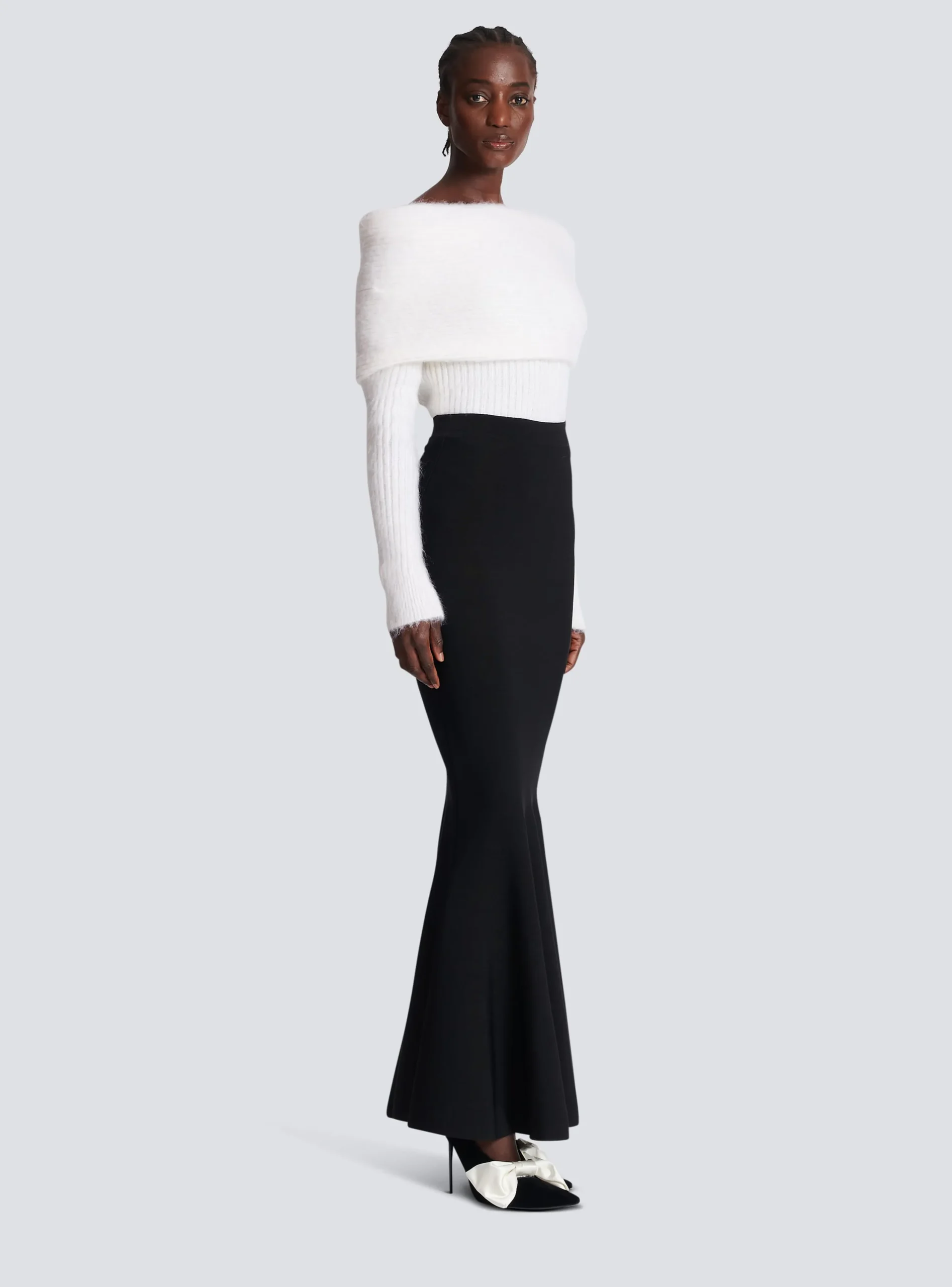 Jolie Madame Knit Skirt-Balmain Fashion