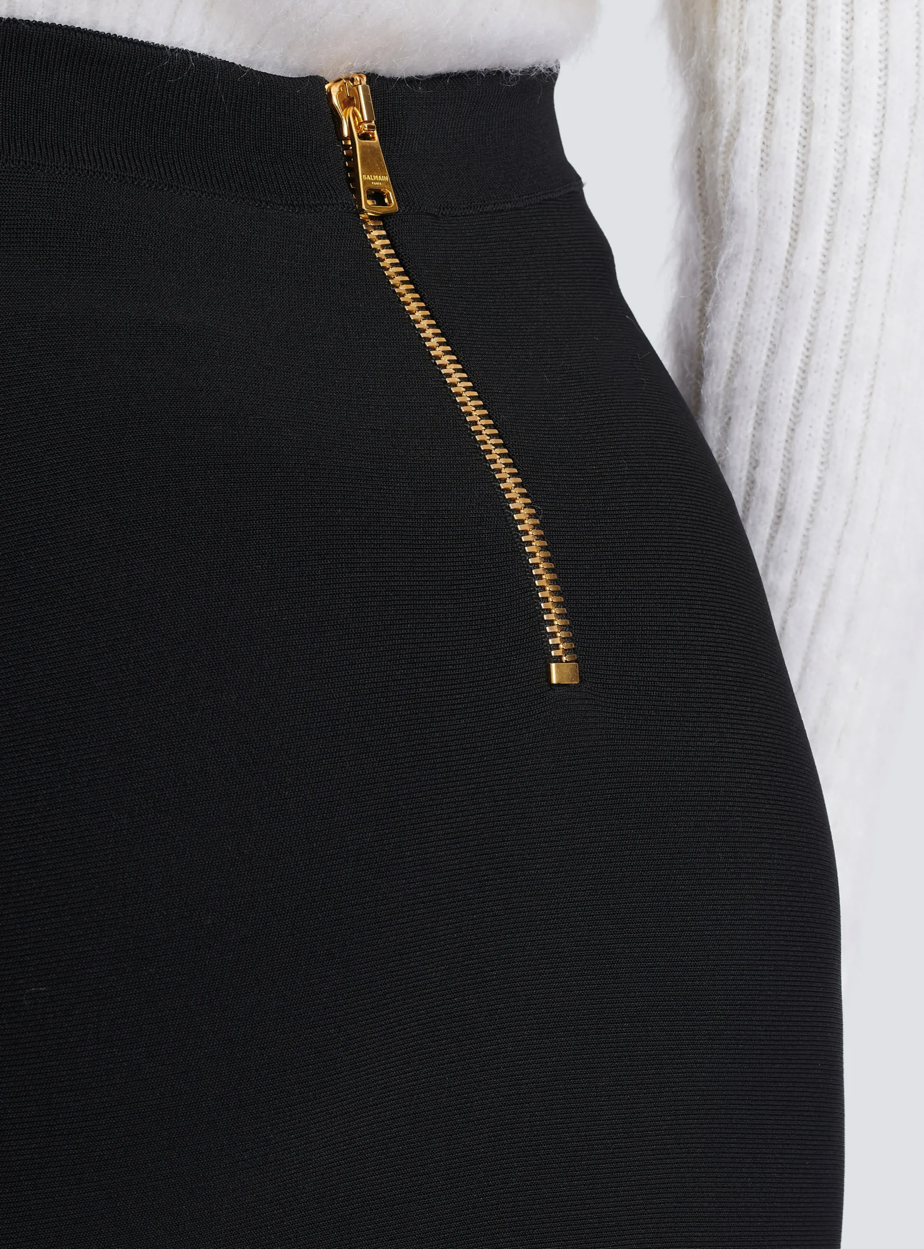 Jolie Madame Knit Skirt-Balmain Fashion