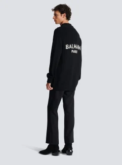 Knit Cardigan With Logo-Balmain Discount