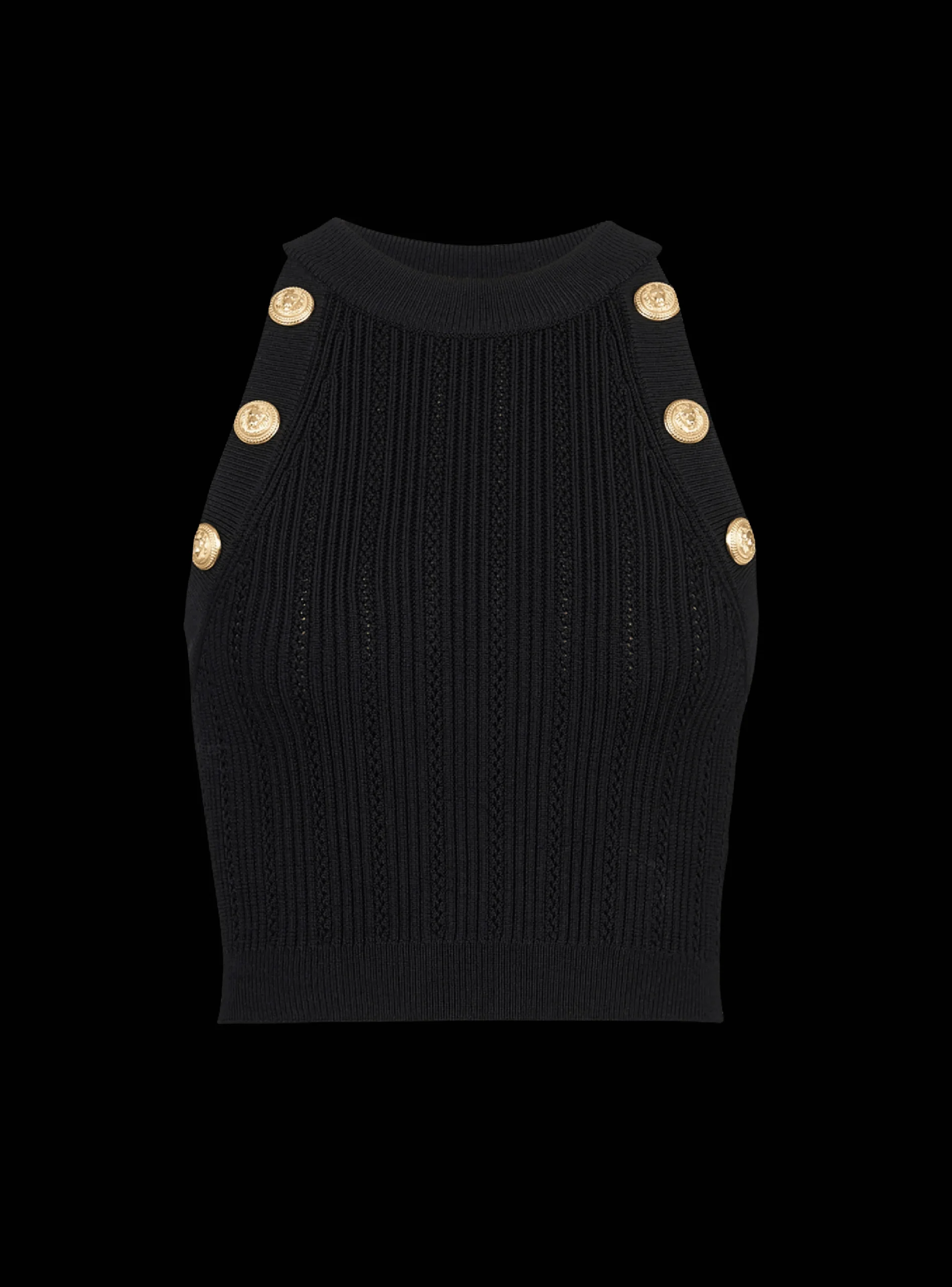 Knit Crop Top-Balmain Clearance