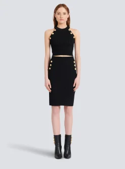 Knit Crop Top-Balmain Clearance