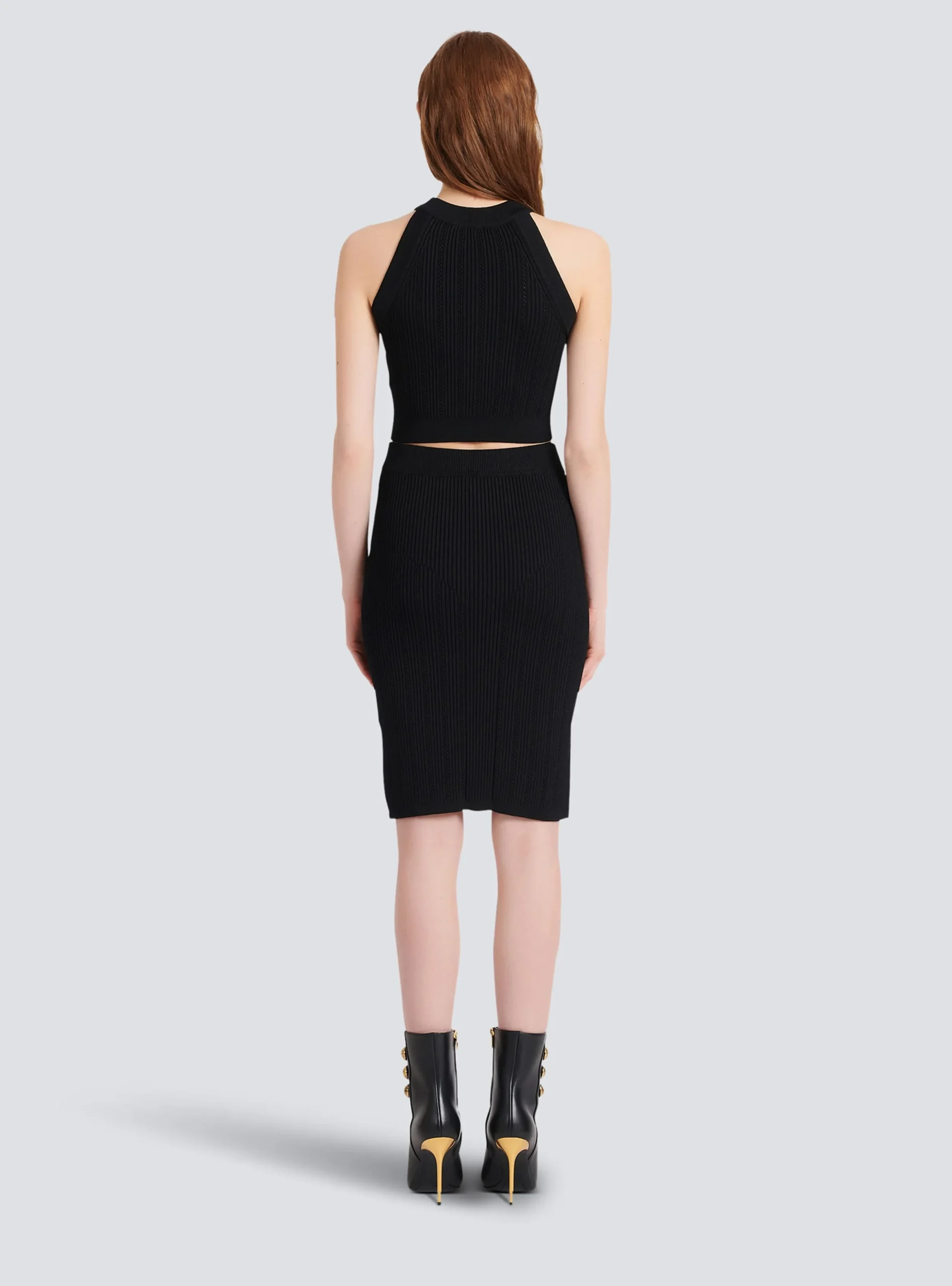 Knit Crop Top-Balmain Clearance