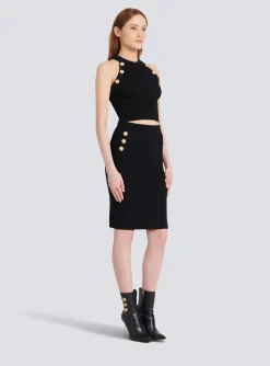 Knit Crop Top-Balmain Clearance