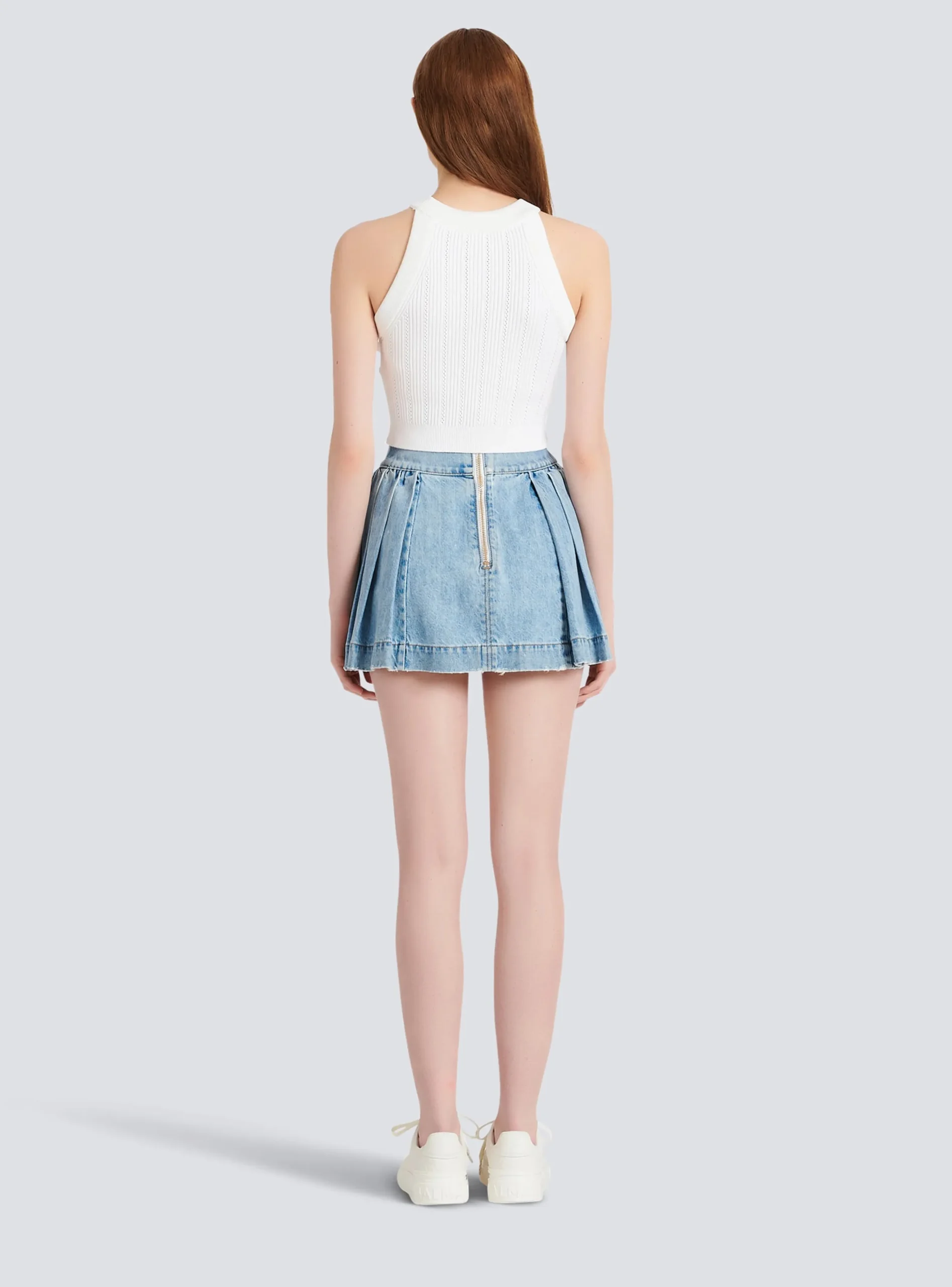 Knit Crop Top-Balmain Shop