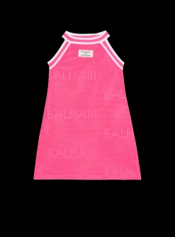 Knit Dress With Logo-Balmain Store