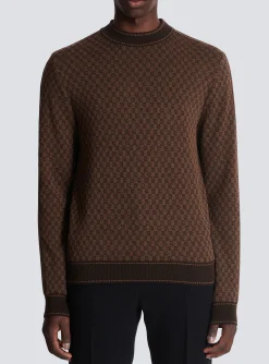 Knit Jumper With Mini Monogram-Balmain Fashion