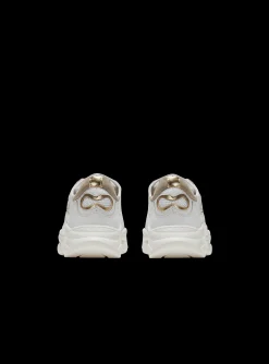 Leather And Mesh Trainers-Balmain New