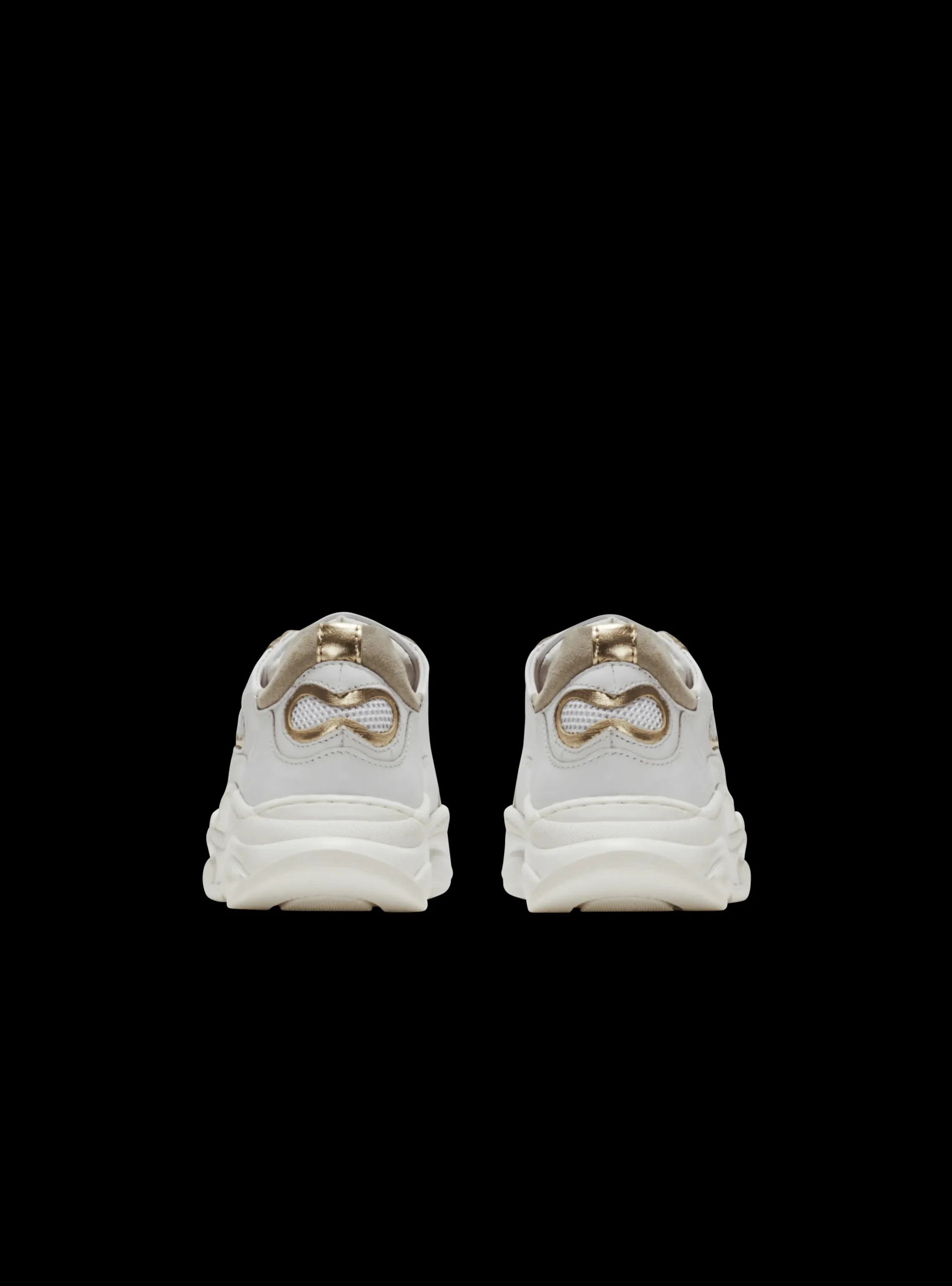 Leather And Mesh Trainers-Balmain New