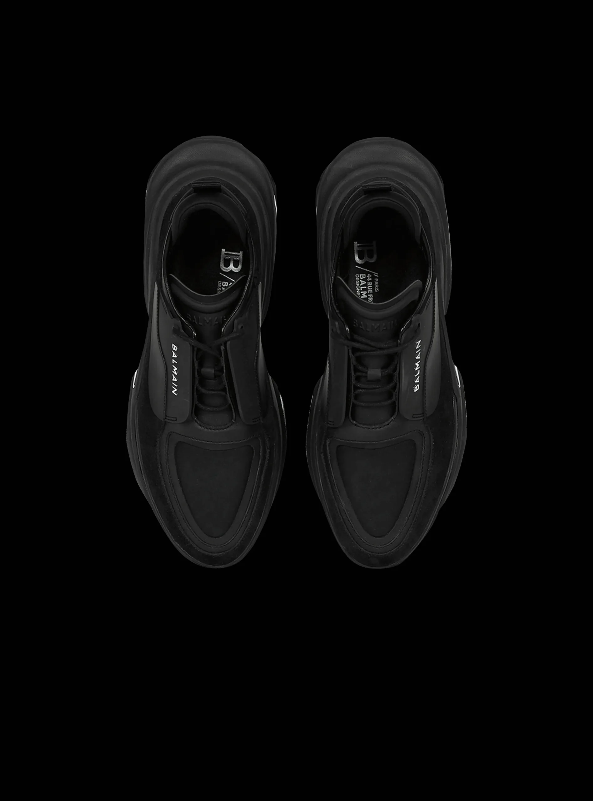 Leather, Neoprene And Suede B-Bold Low-top Sneakers-Balmain Best Sale