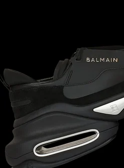 Leather, Neoprene And Suede B-Bold Low-top Sneakers-Balmain Best Sale