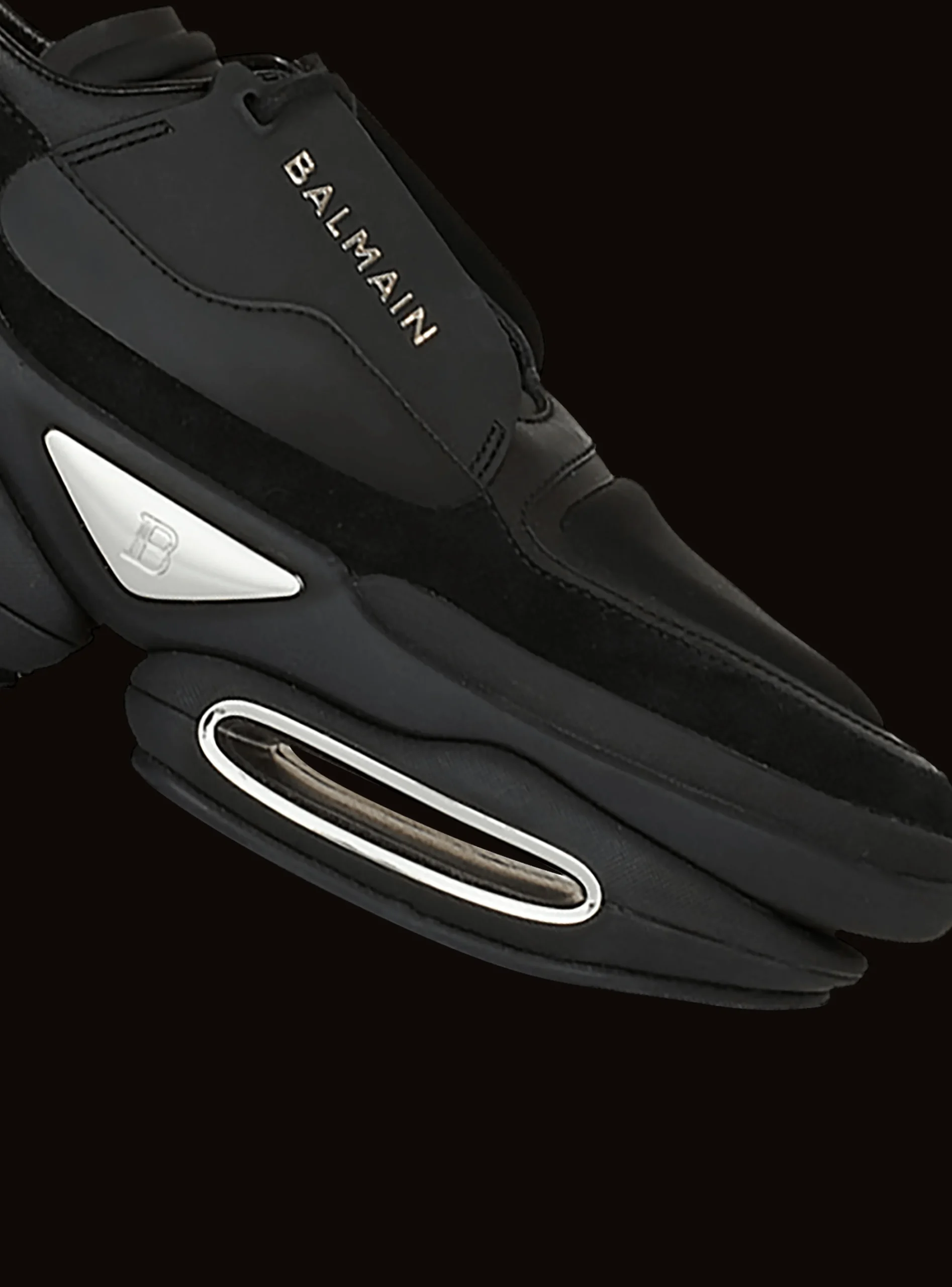 Leather, Neoprene And Suede B-Bold Low-top Sneakers-Balmain Best Sale