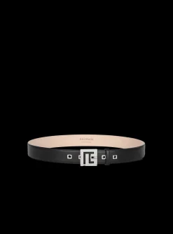Leather PB Belt Belt-Balmain Store