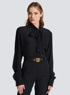 Leather P-Belt-Balmain Clearance