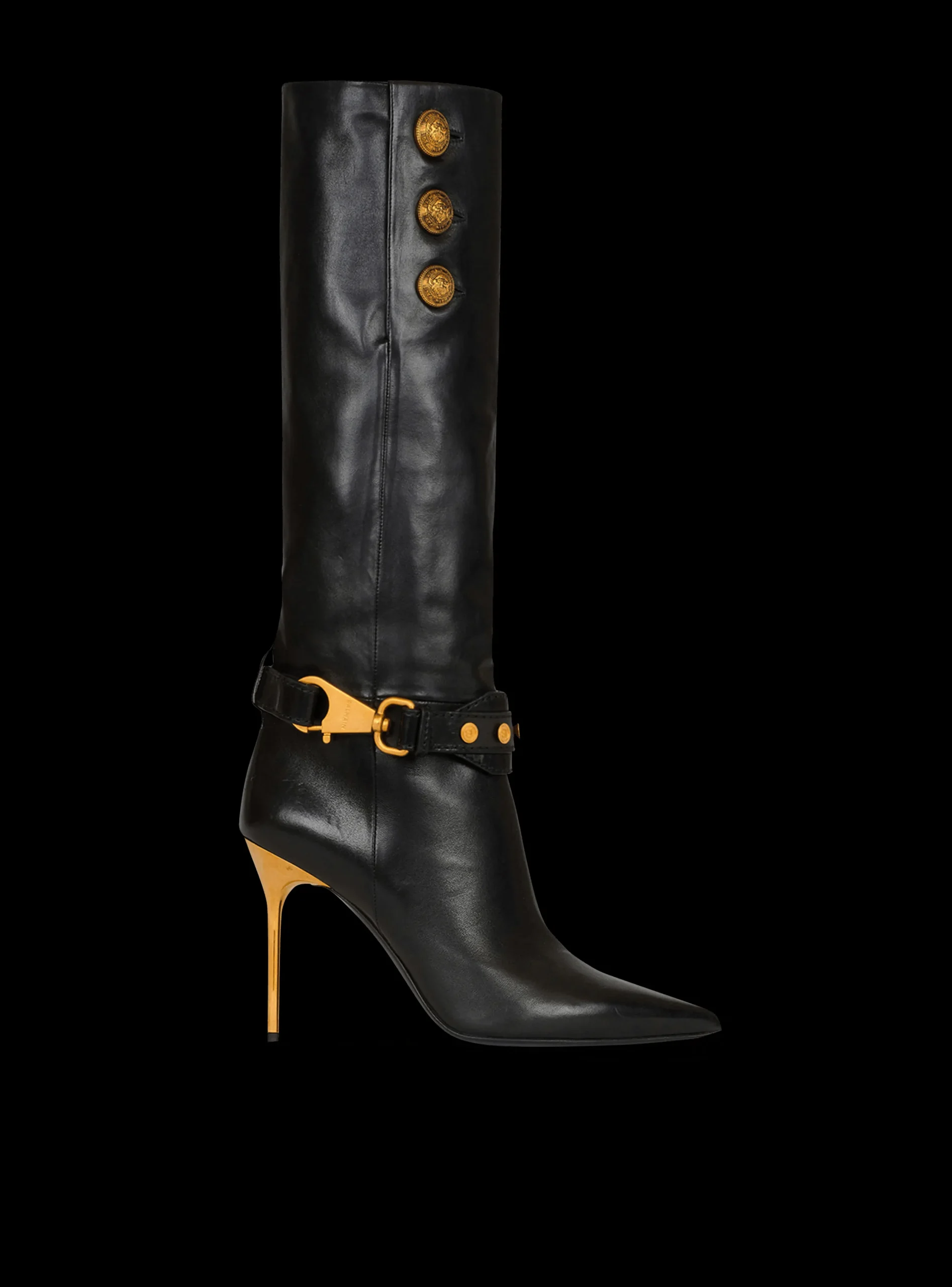 Leather Robin Boots-Balmain New