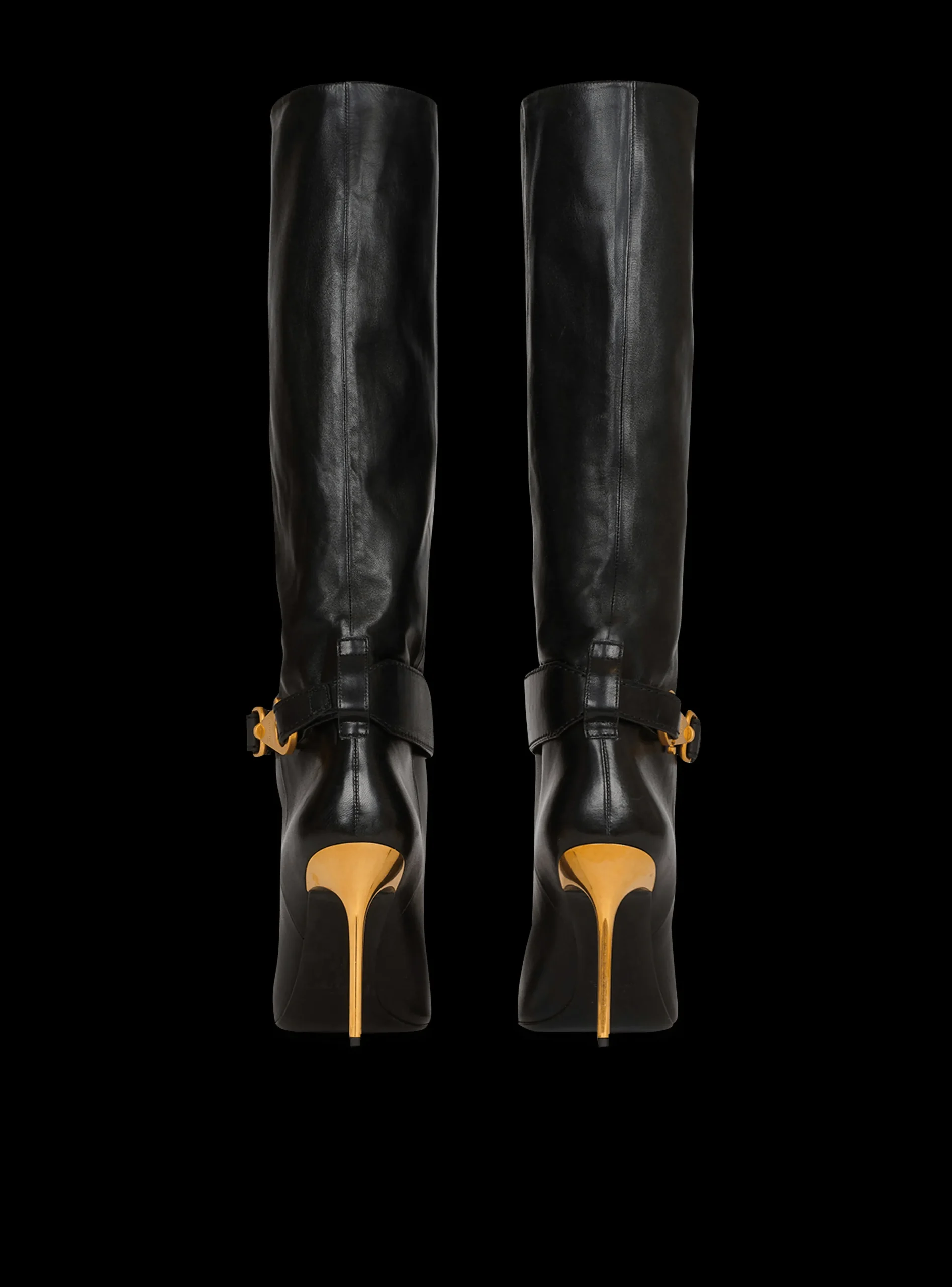 Leather Robin Boots-Balmain New