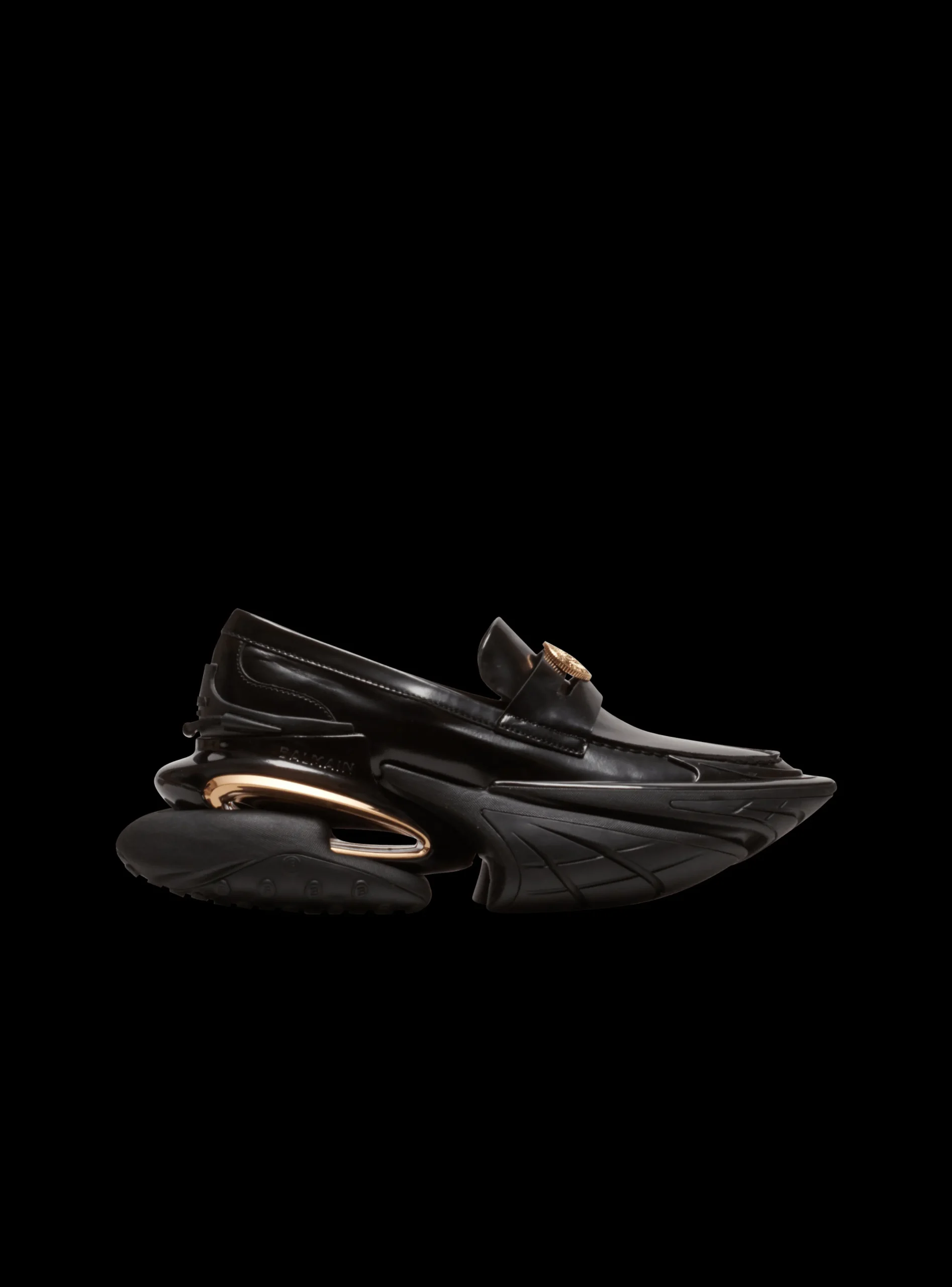 Leather Unicorn Loafer Trainers-Balmain Best Sale