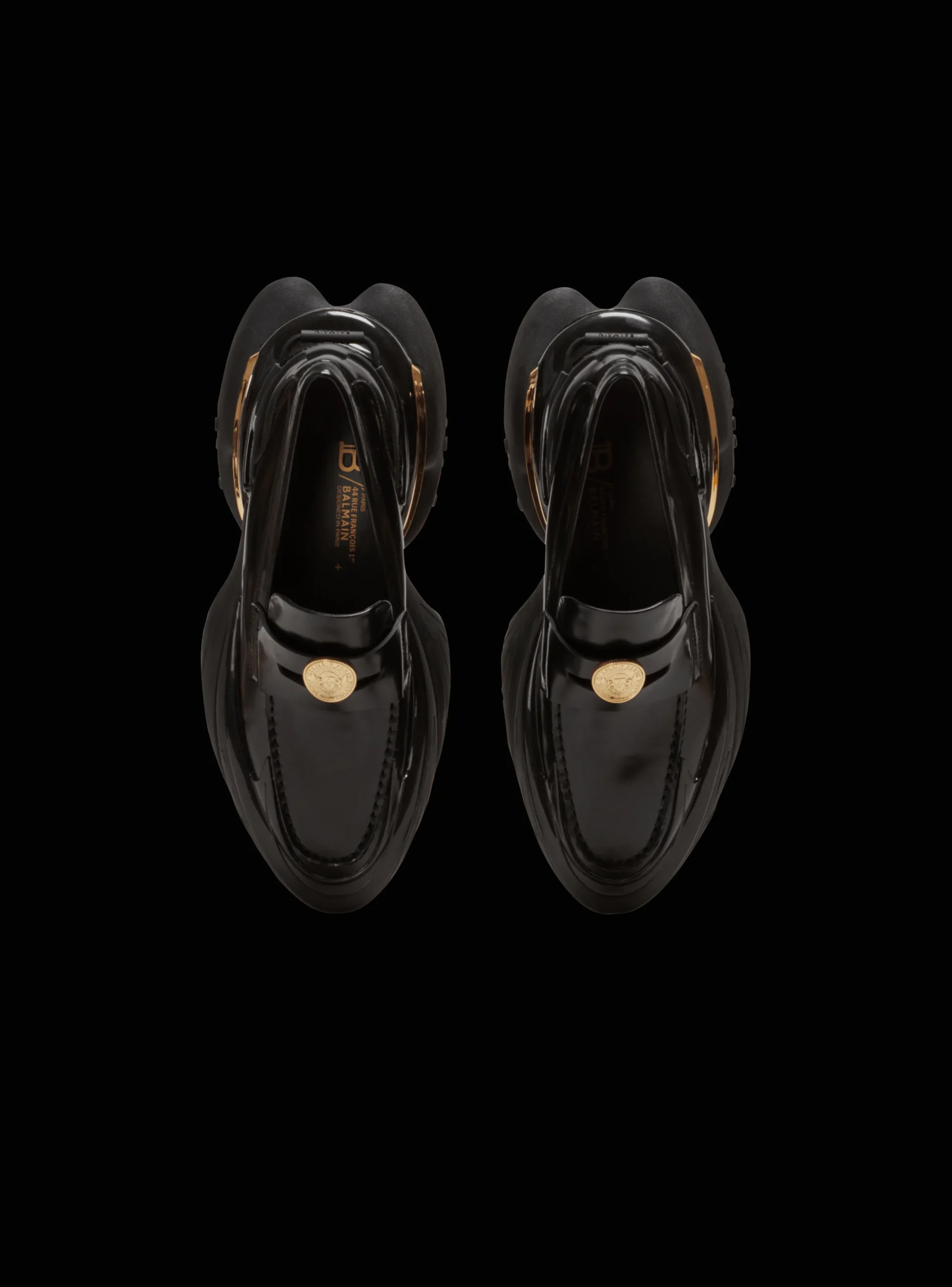Leather Unicorn Loafer Trainers-Balmain Best Sale