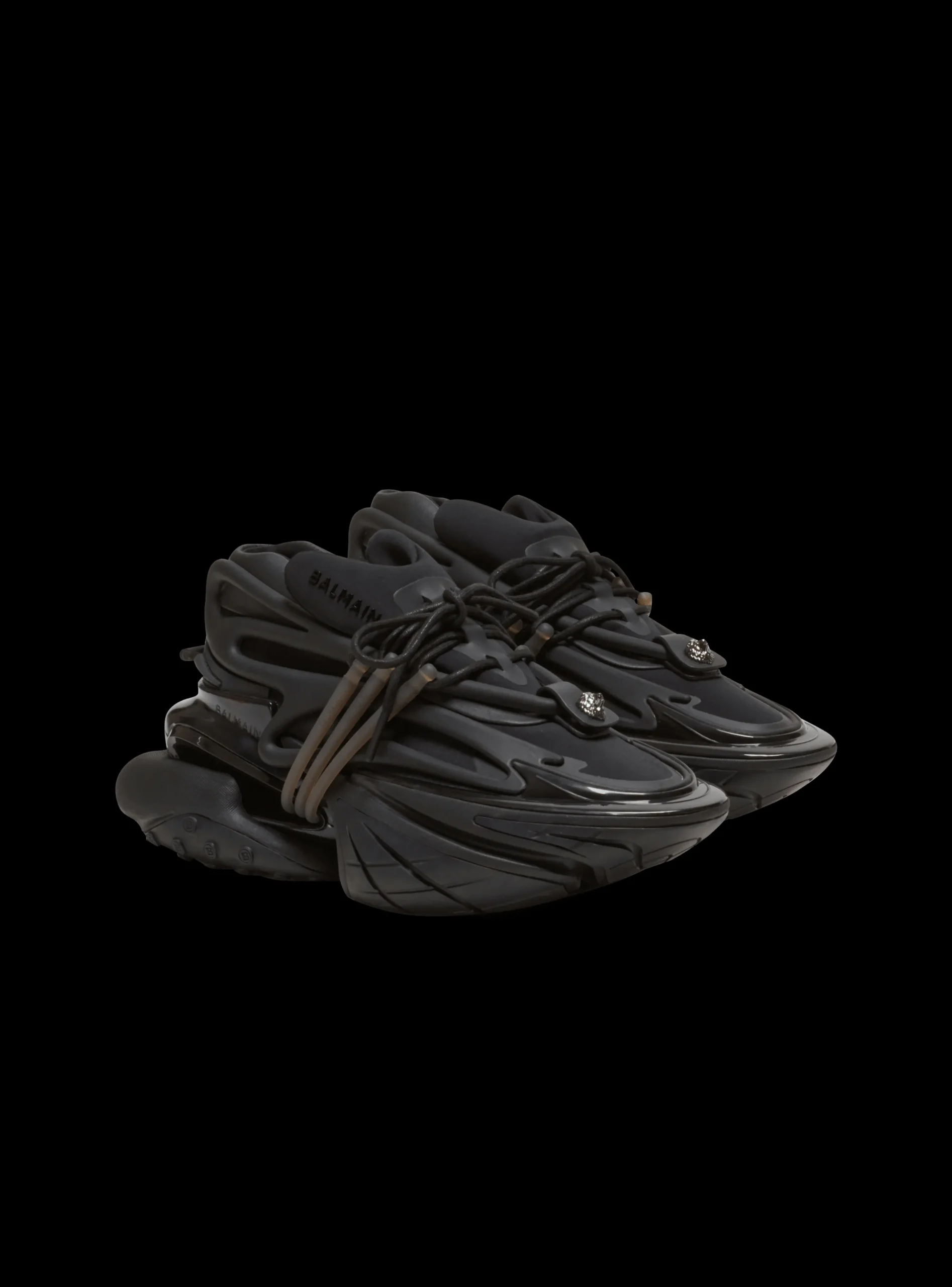 Leather Unicorn Low-top Sneakers-Balmain Shop