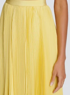 Long Pleated Skirt With Ruffles-Balmain Shop