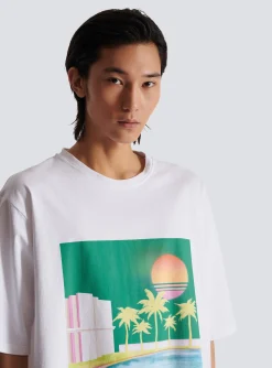 Loose Postcard Printed T-shirt-Balmain Shop