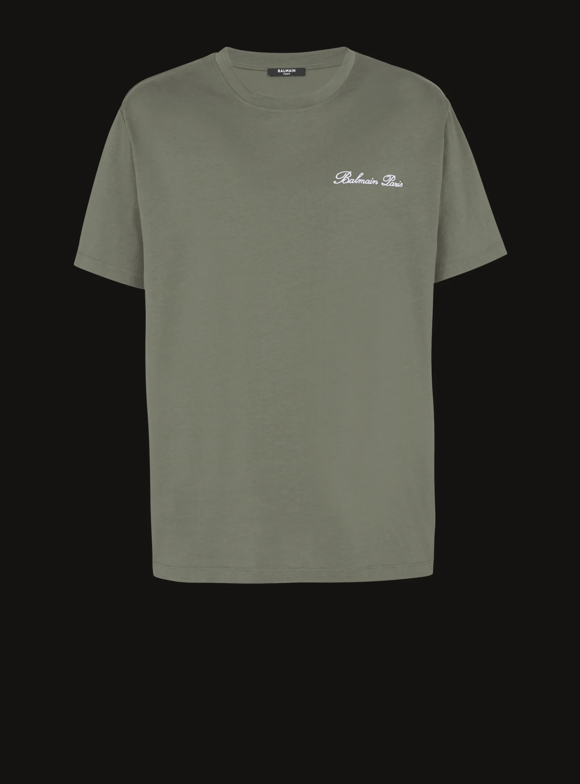 Loose T-shirt With Signature Embroidery-Balmain Sale