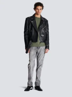 Loose T-shirt With Signature Embroidery-Balmain Sale