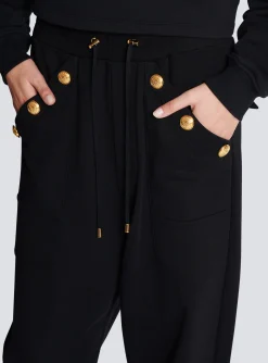 Loose-fitting Buttoned Joggers-Balmain Cheap