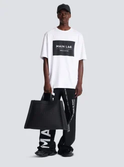Main Lab Label T-shirt-Balmain Hot