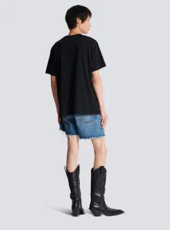 Metallic Flocked T-shirt-Balmain Cheap