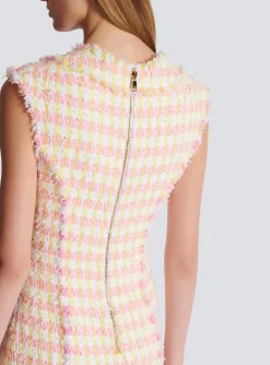 Miami Tweed Dress With Buttons-Balmain Best