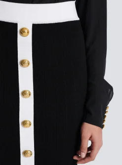 Midi Knit Skirt-Balmain Discount