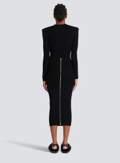 Mid-length Knit Skirt-Balmain Outlet