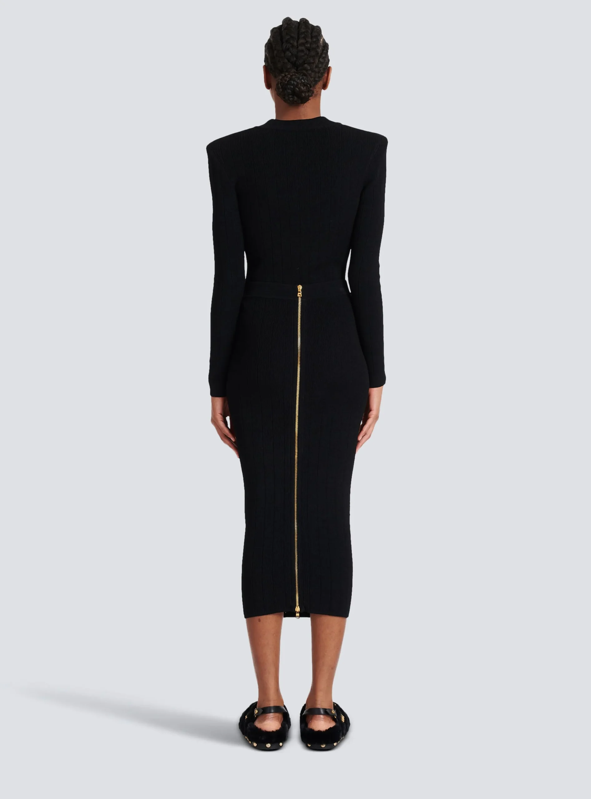 Mid-length Knit Skirt-Balmain Outlet