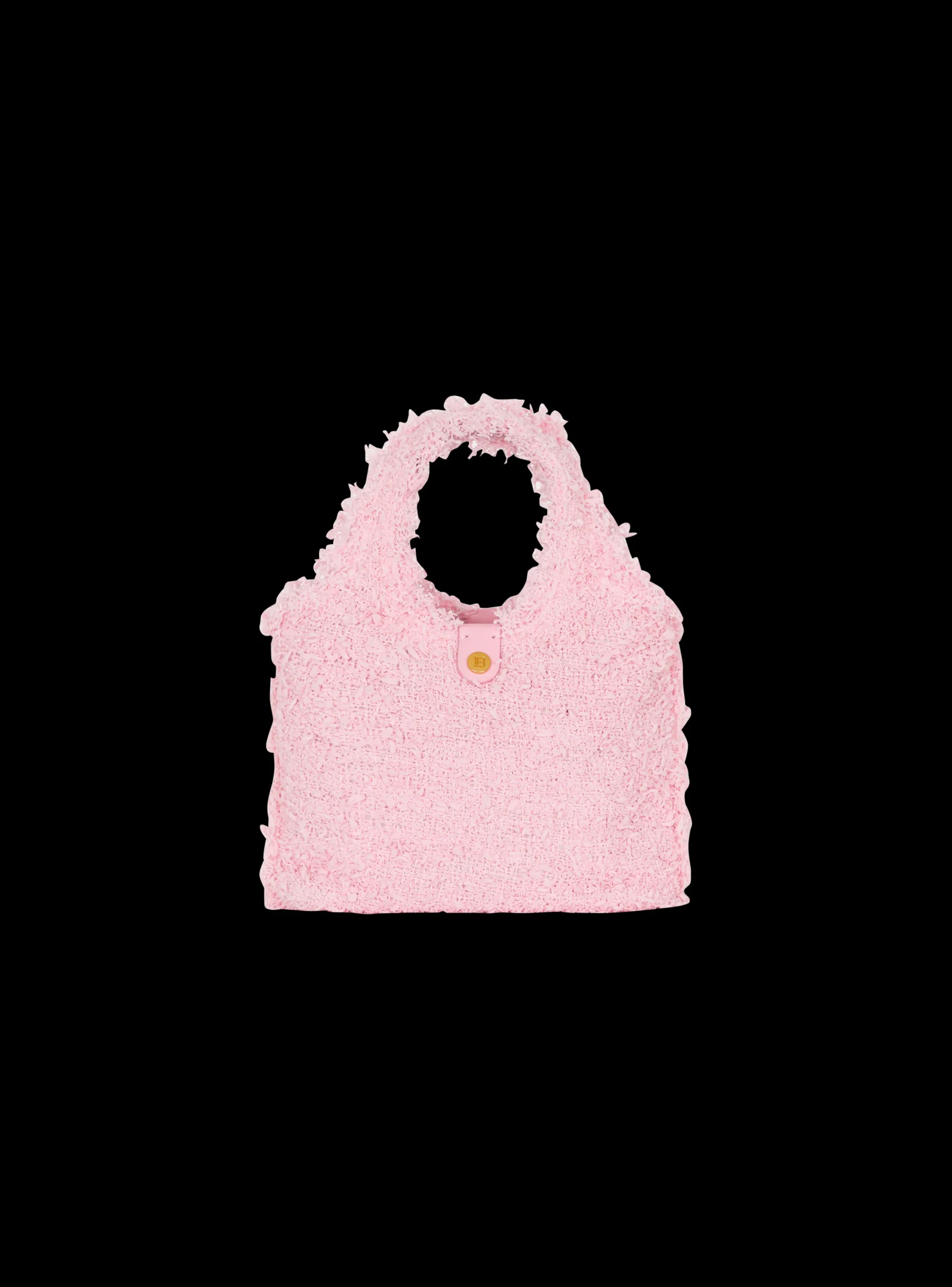 Mini B-Army Grocery Bag In Tweed-Balmain Cheap