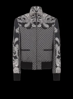 Mini Monogram And Paisley Bomber Jacket-Balmain Online