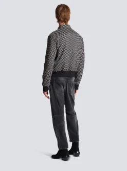 Mini Monogram Bomber Jacket-Balmain Sale