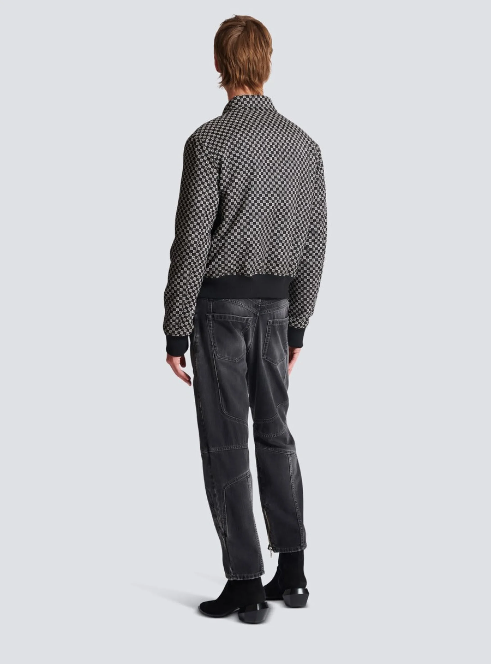 Mini Monogram Bomber Jacket-Balmain Sale