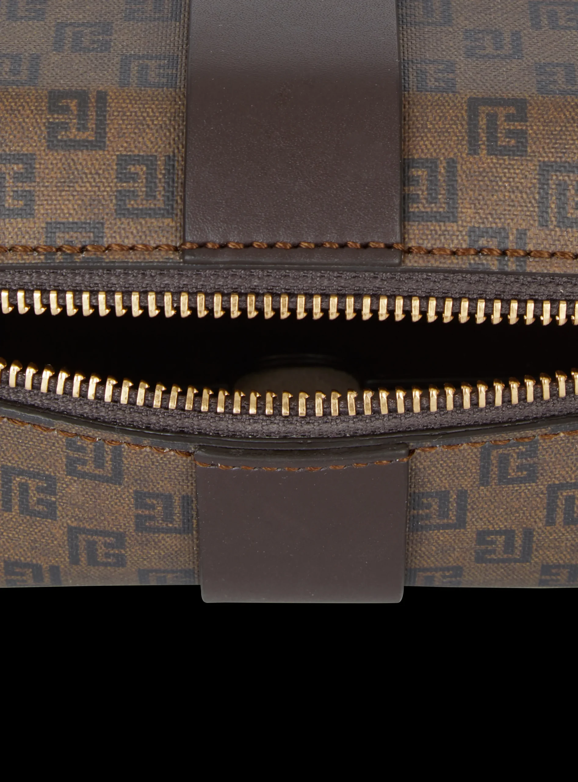 Mini Monogram Canvas And Leather Box Bag-Balmain Sale