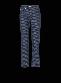 Mini Monogram Denim Jeans-Balmain Best