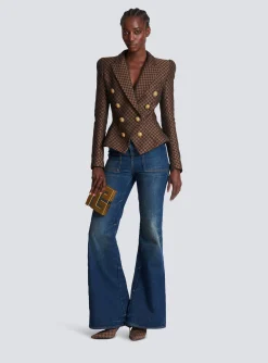Mini Monogram Jacquard Jacket-Balmain New